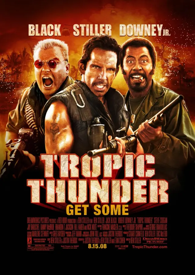 فیلم تندر استوایی (Tropic Thunder) پوستر