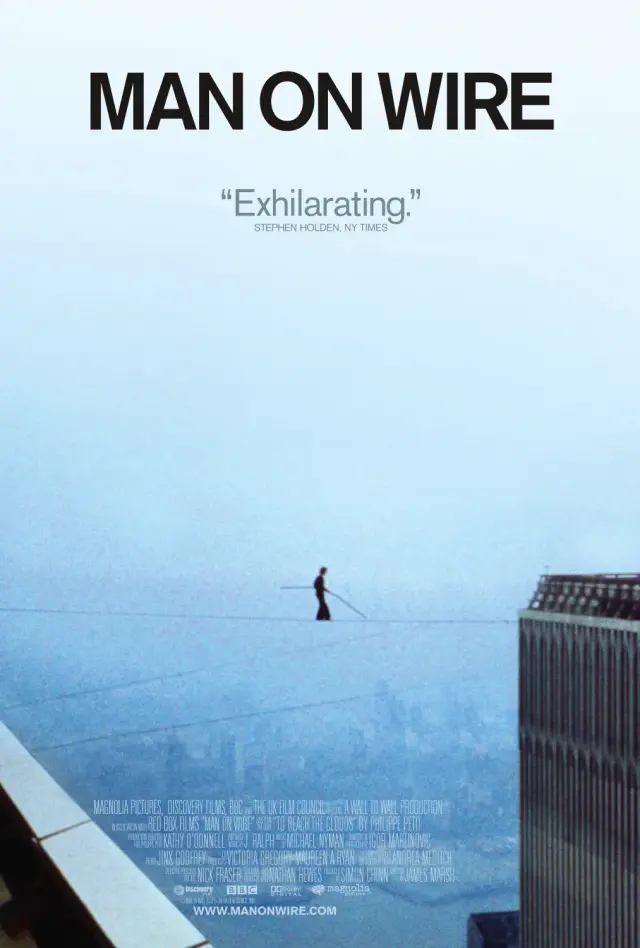 مستند مردی روی سیم (Man on Wire) پوستر