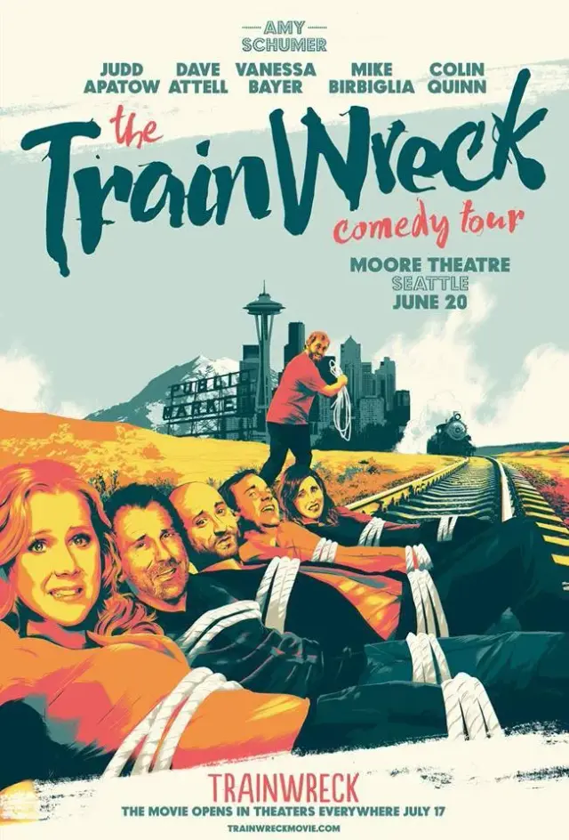 فیلم فاجعه اَسف بار (Trainwreck) پوستر