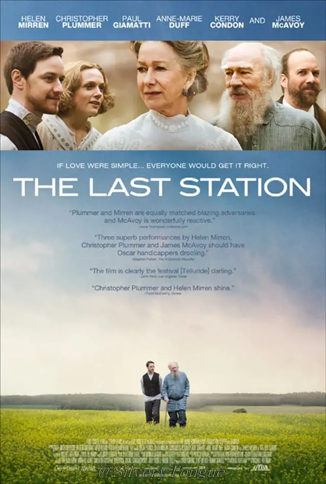 فیلم آخرین ایستگاه (The Last Station) پوستر