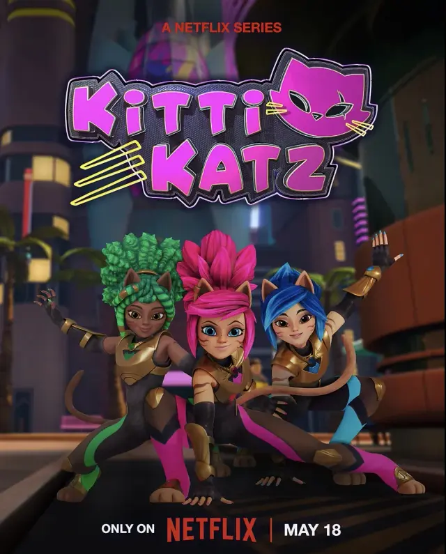 انیمیشن دختران گربه ای (Kitti Katz) پوستر