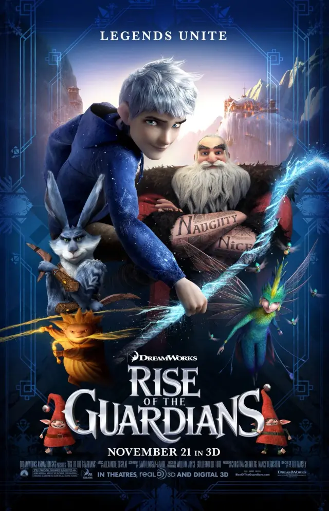 انیمیشن ظهور نگهبانان (Rise of the Guardians) پوستر