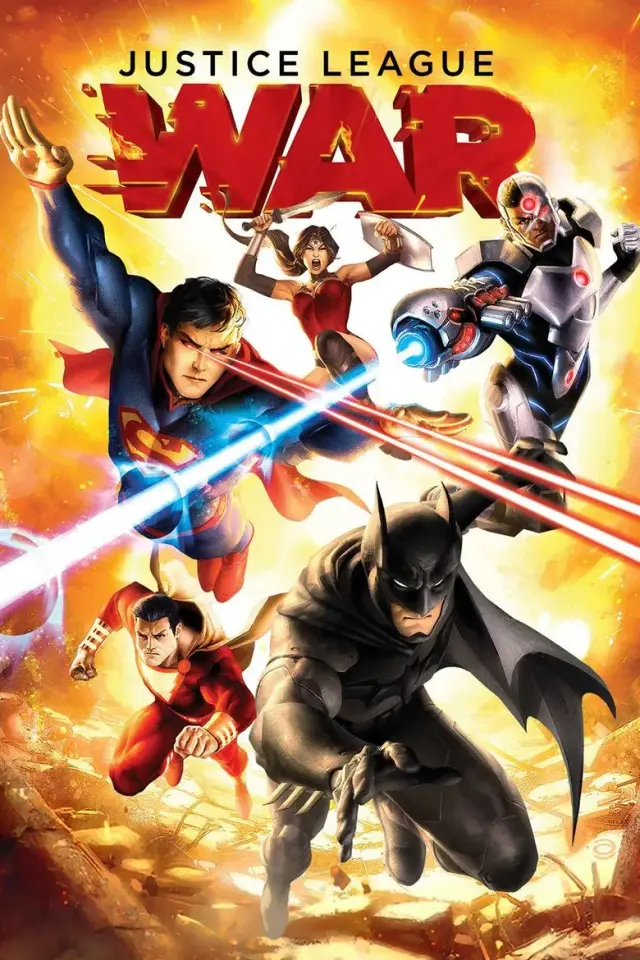انیمیشن لیگ عدالت: جنگ (Justice League: War) پوستر