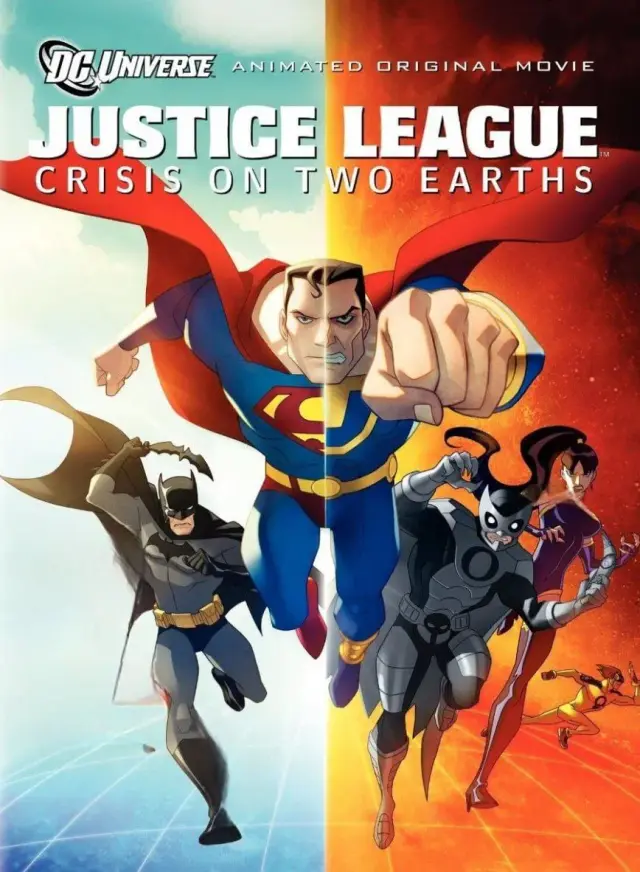 انیمیشن لیگ عدالت: بحران در دو زمین (Justice League: Crisis on Two Earths) پوستر
