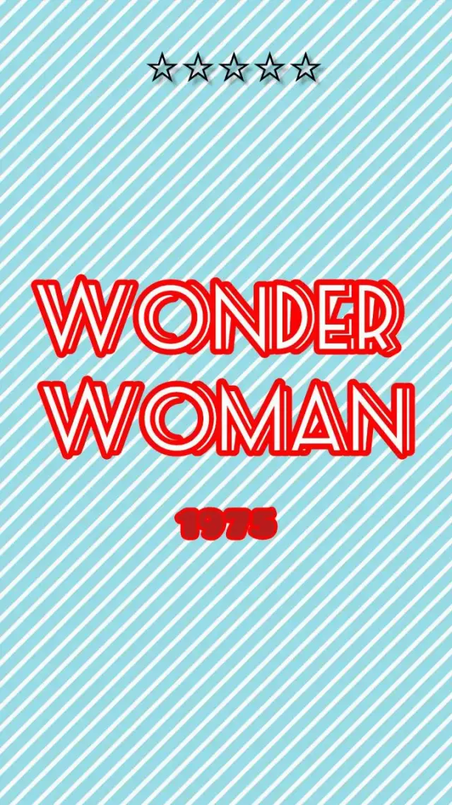 سریال زن شگفت‌ انگیز 1975 (Wonder Woman) پوستر