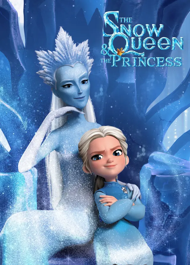 انیمیشن ملکه برفی و شاهزاده (The Snow Queen and the Princess) پوستر