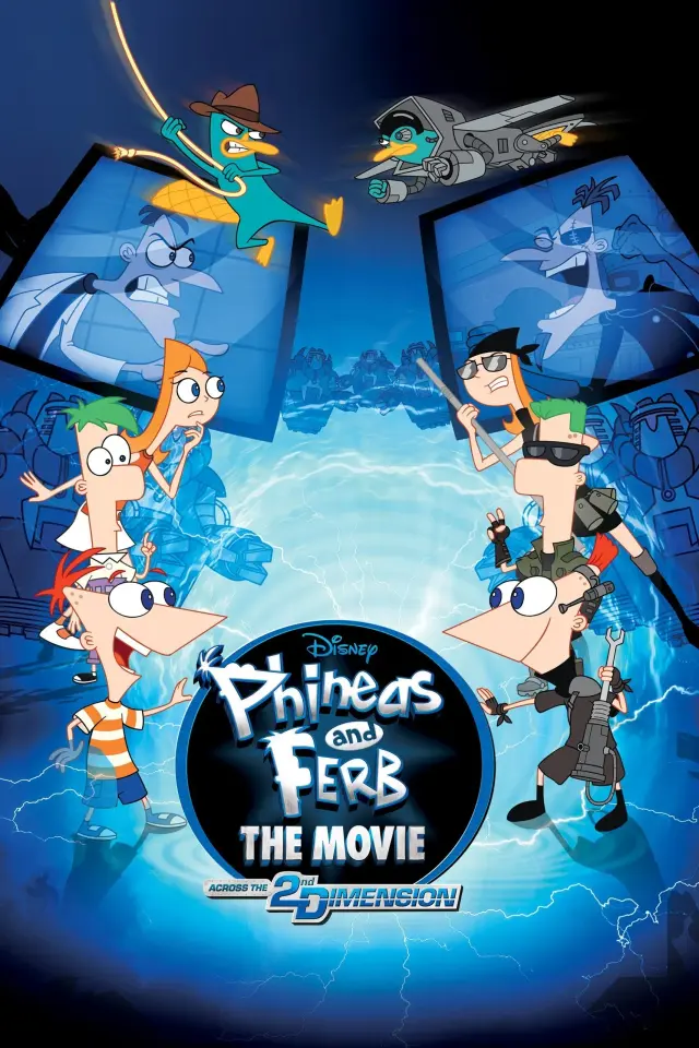انیمیشن فینیس و فرب: گذر از بعد دوم (Phineas and Ferb the Movie: Across the 2nd Dimension) پوستر