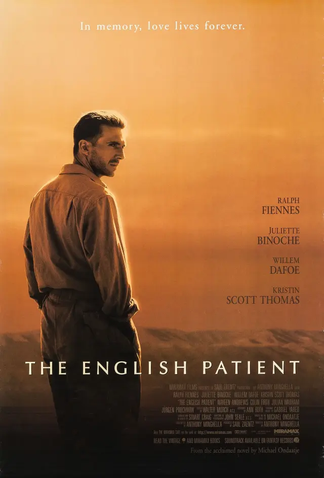 فیلم بیمار انگلیسی (The English Patient) پوستر