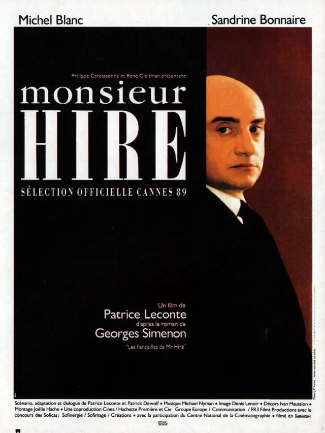 فیلم موسیو هایر (Monsieur Hire) پوستر