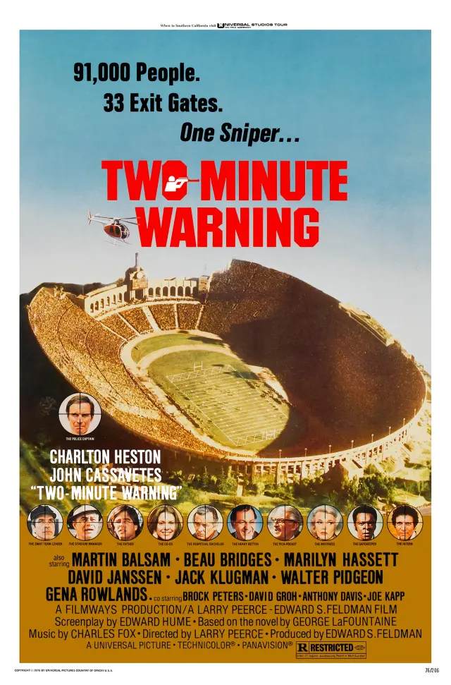 فیلم دو دقیقه مهلت (Two-Minute Warning) پوستر