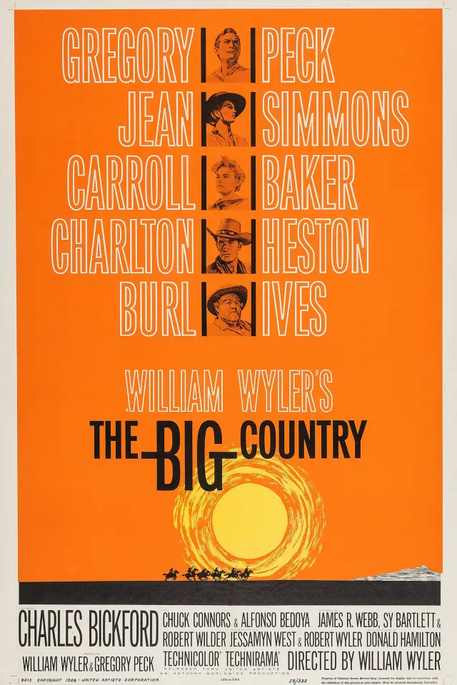 فیلم کشور بزرگ (The Big Country) پوستر