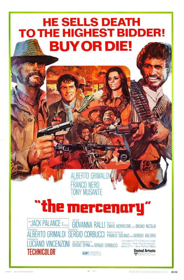فیلم سرباز حرفه‌ای (The Mercenary) پوستر