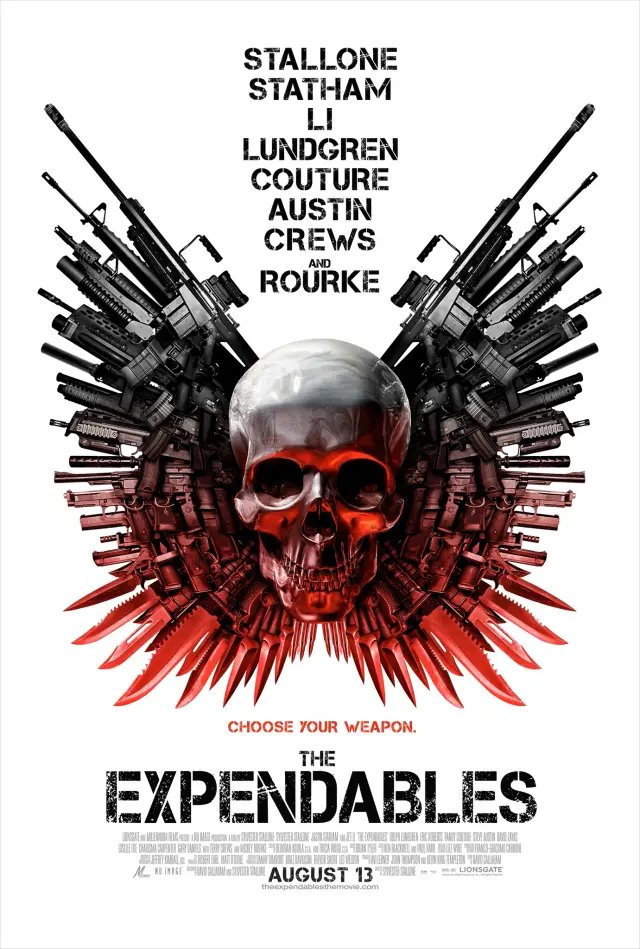 فیلم بی‌ مصرف‌ ها (The Expendables) پوستر
