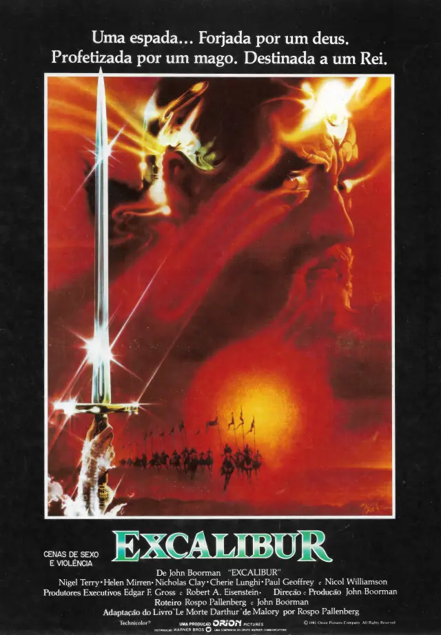 فیلم اکس‌ کالیبور (Excalibur) پوستر