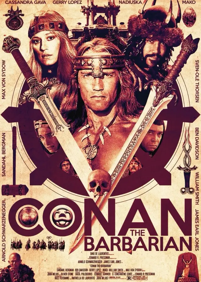 فیلم کونان بربر (Conan the Barbarian) پوستر