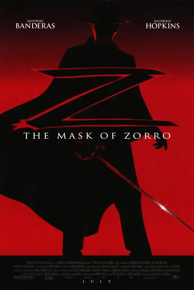 فیلم نقاب زورو (The Mask of Zorro) پوستر