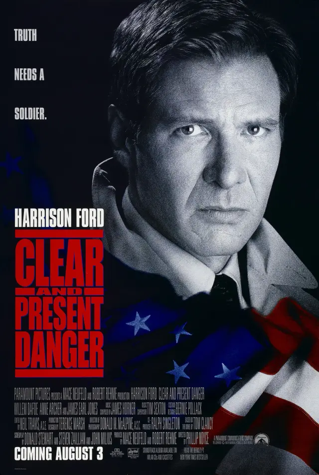 فیلم خطر آشکار (Clear and Present Danger) پوستر