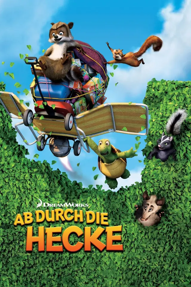 انیمیشن آن سوی پرچین (Over the Hedge) پوستر