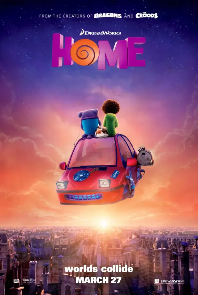 انیمیشن خانه	2015 (Home) پوستر