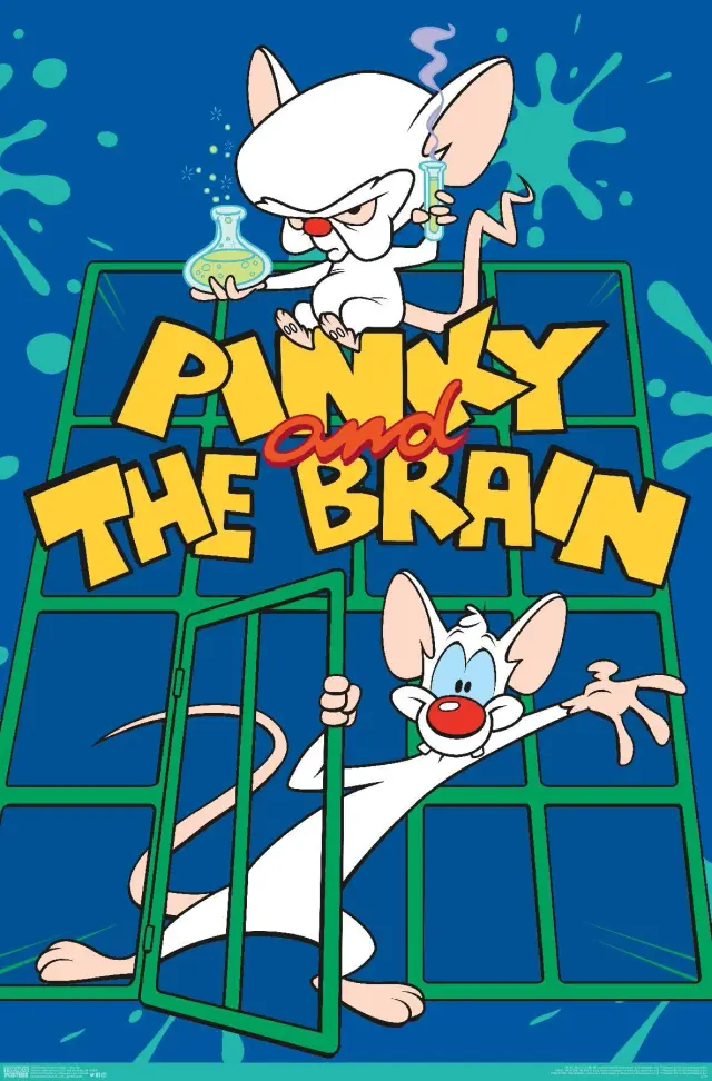 انیمیشن پینکی و برین (Pinky and the Brain) پوستر