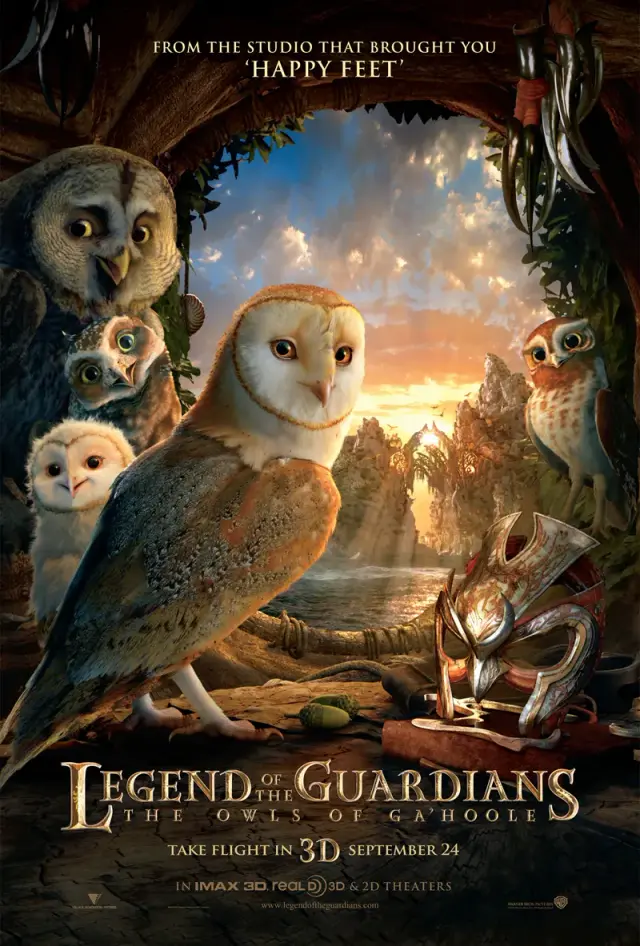 انیمیشن افسانه نگهبانان: جغدهای گاهول (Legend of the Guardians: The Owls of Ga'Hoole) پوستر