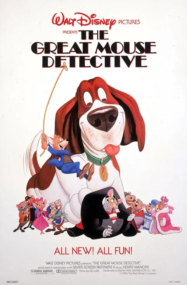 انیمیشن کارآگاه موش بزرگ (The Great Mouse Detective) پوستر
