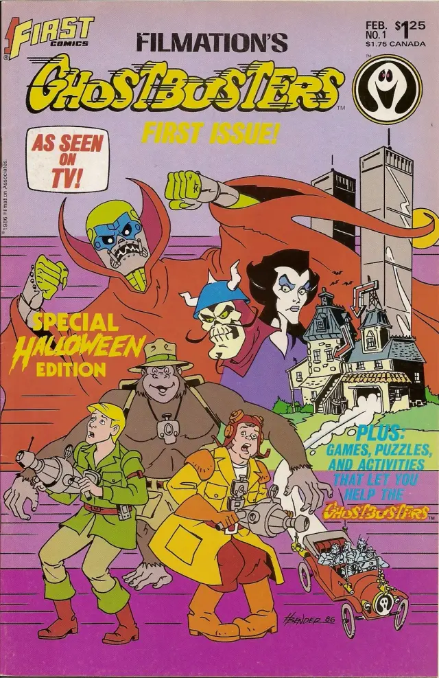 انیمیشن شکارچیان روح 1986 (Ghostbusters) پوستر