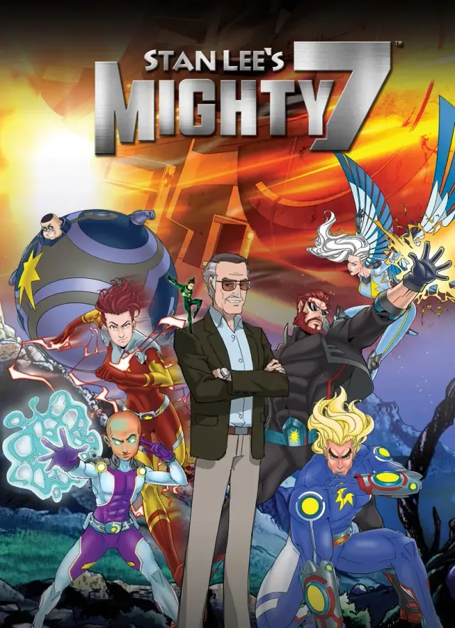 انیمیشن ۷ قهرمان استن لی (Stan Lee's Mighty 7) پوستر