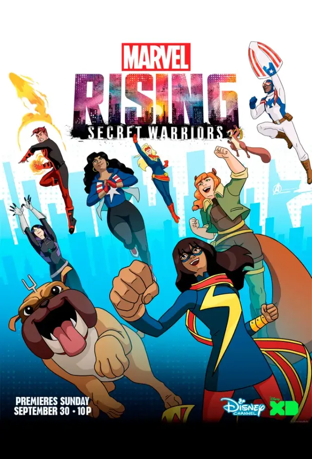 انیمیشن مارول برمی خیزد: جنگجویان مخفی (Marvel Rising: Secret Warriors) پوستر