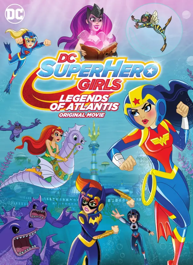 انیمیشن دختران ابرقهرمان دی سی: افسانه های آتلانتیس (DC Super Hero Girls: Legends of Atlantis) پوستر