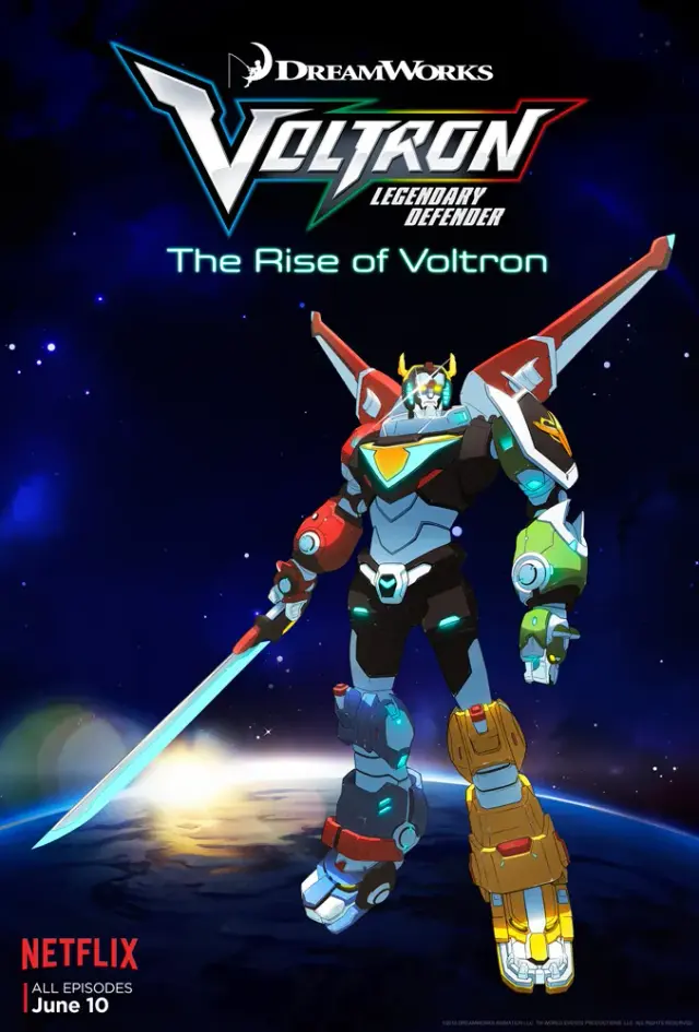 انیمیشن ولترون: مدافع افسانه ای (Voltron: Legendary Defender) پوستر
