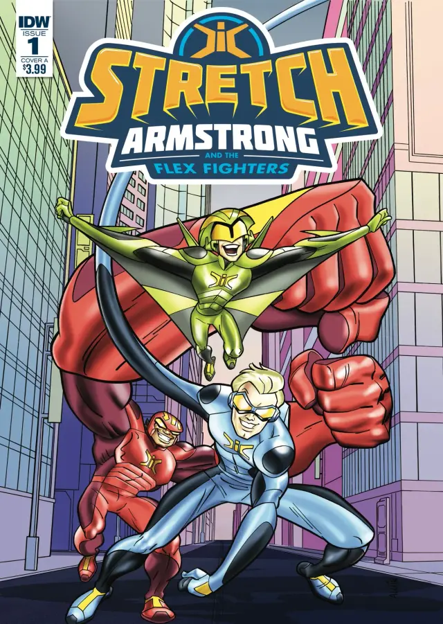 انیمیشن استرچ آرمسترانگ و جنگجویان فلکس (Stretch Armstrong & the Flex Fighters) پوستر