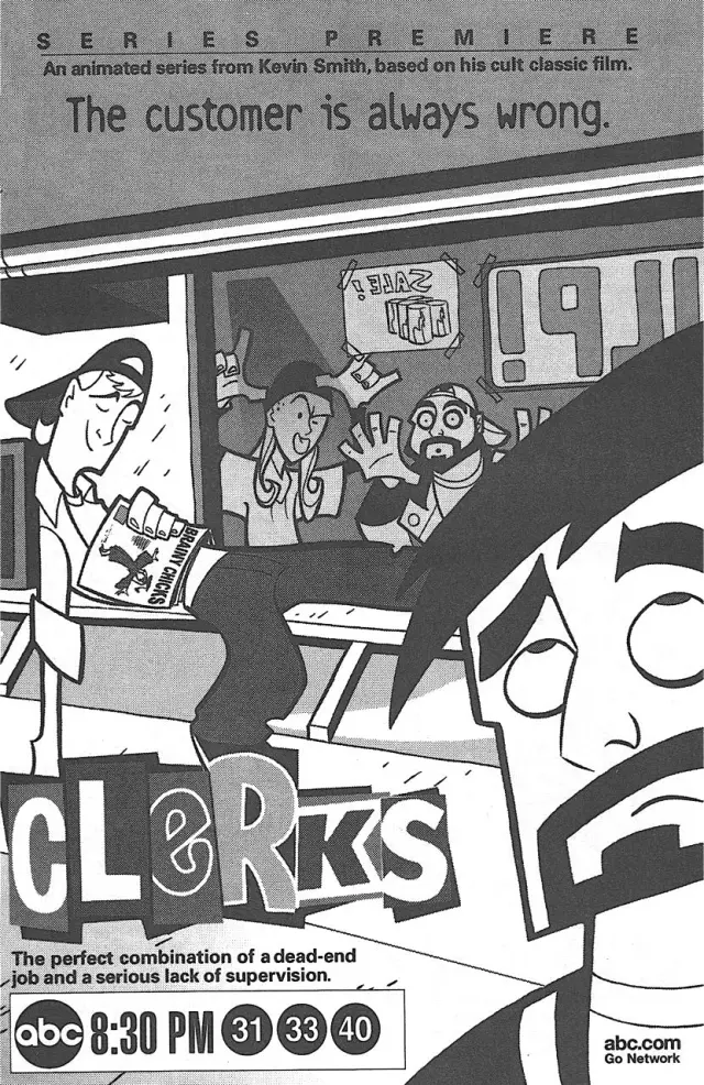 انیمیشن فروشنده ها 2000 (Clerks) پوستر