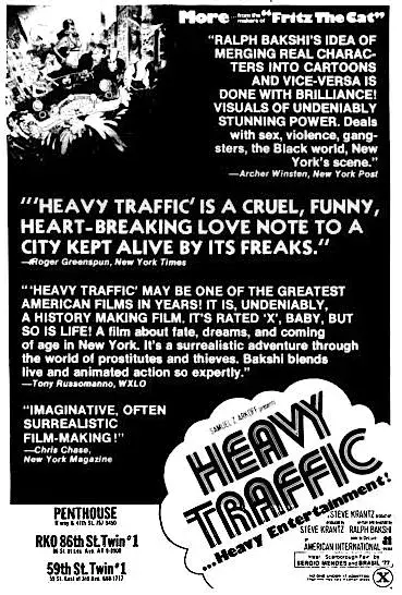 انیمیشن ترافیک سنگین (Heavy Traffic) پوستر