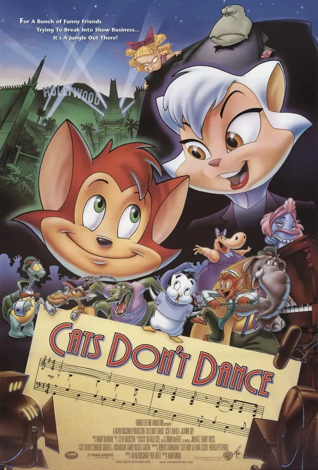 انیمیشن گربه ها نمی رقصند (Cats Don't Dance) پوستر