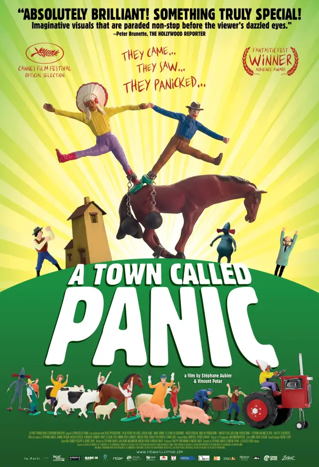 انیمیشن شهر پرت (A Town Called Panic) پوستر