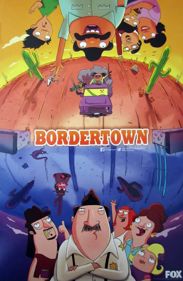 انیمیشن شهر مرزی (Bordertown) پوستر