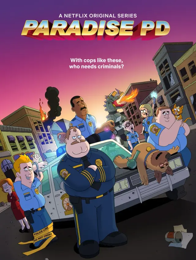 انیمیشن اداره پلیس پارادایس (Paradise PD) پوستر