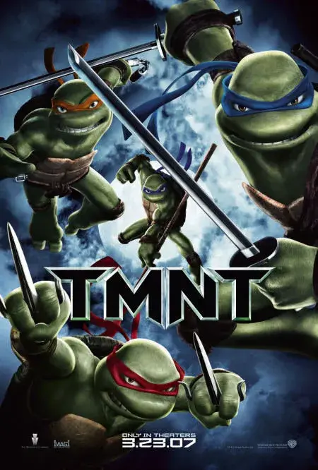 انیمیشن لاک پشت های نینجا 2007 (TMNT) پوستر