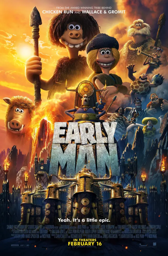 انیمیشن انسان اولیه 2018 (Early Man) پوستر