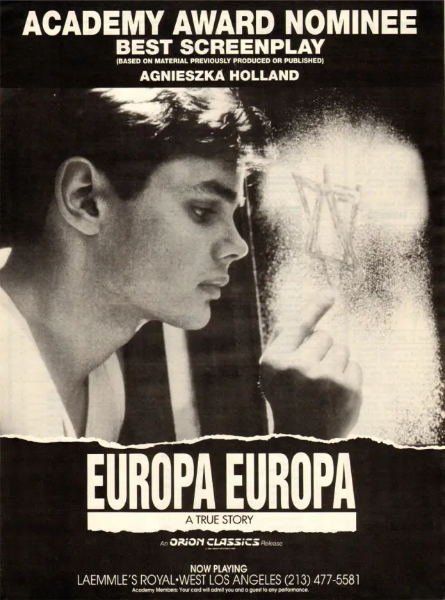 فیلم اروپا اروپا (Europa Europa) پوستر