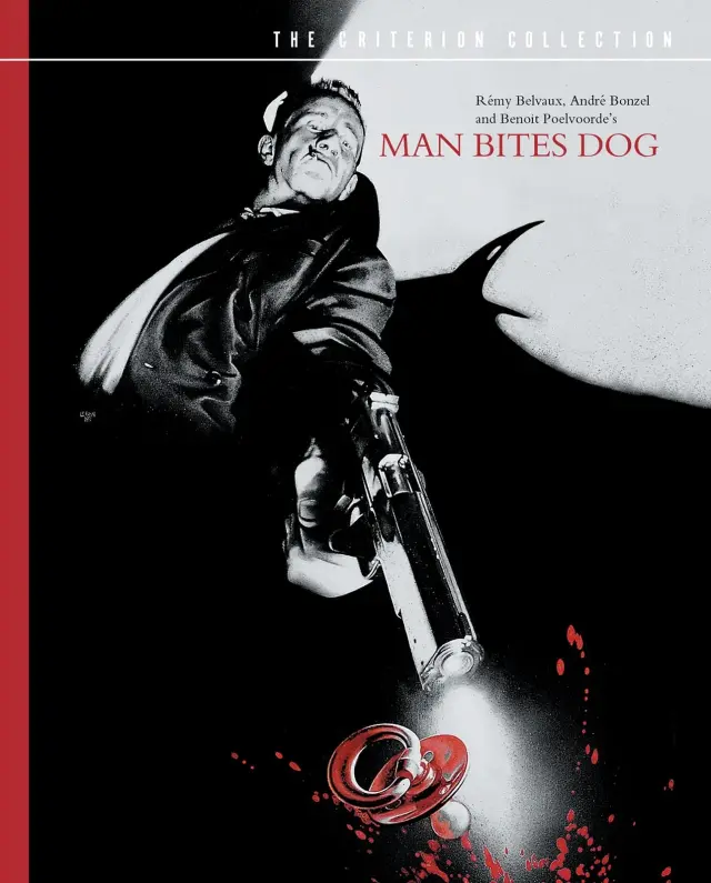 فیلم انسان سگ را گاز می گیرد (Man Bites Dog) پوستر