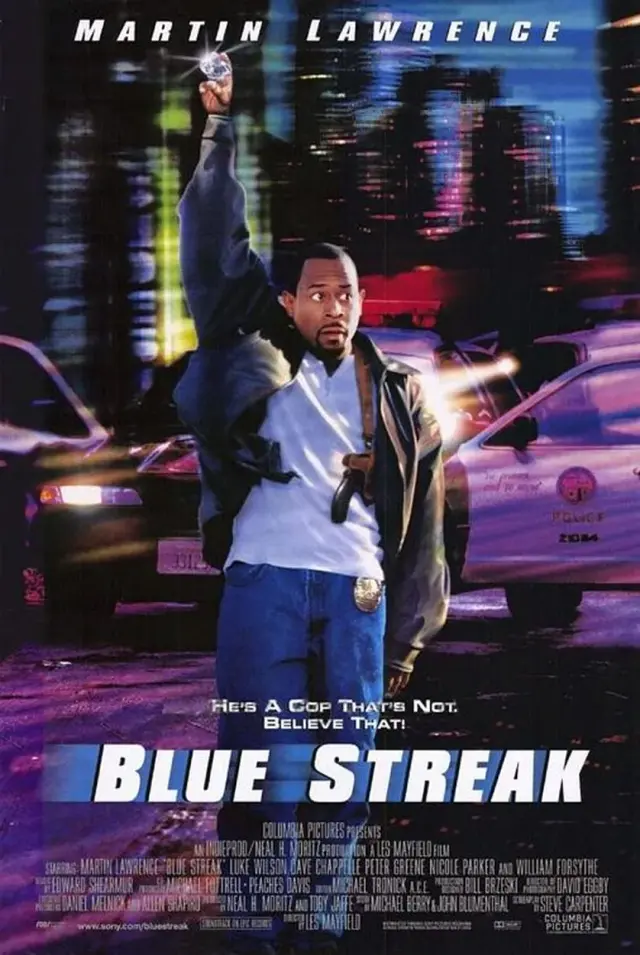 فیلم برق آسا (Blue Streak) پوستر