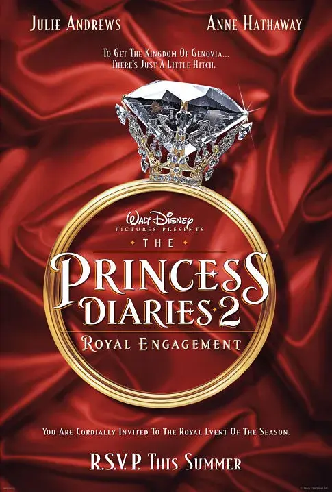 فیلم دفتر خاطرات شاهزاده خانم ۲: تعهد سلطنتی (The Princess Diaries 2: Royal Engagement) پوستر