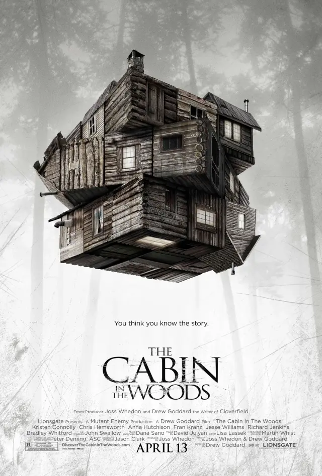 فیلم کلبه‌ ای در جنگل (The Cabin in the Woods) پوستر