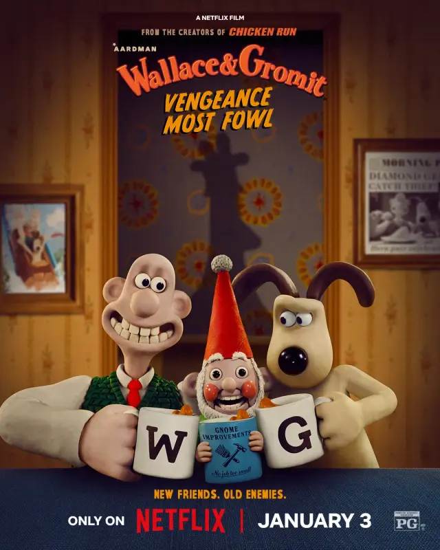 انیمیشن والاس و گرومیت: انتقام پنگوئن (Wallace & Gromit: Vengeance Most Fowl) پوستر