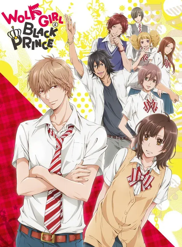 انیمه دختر گرگی و شاهزاده سیاه (Ookami shoujo to kuro ouji) پوستر