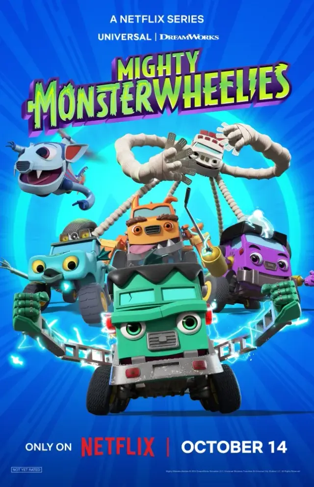 انیمیشن چرخ های هیولایی قدرتمند (Mighty MonsterWheelies) پوستر