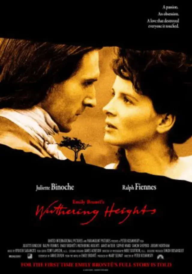 فیلم بلندی های بادگیر 1992 (Wuthering Heights) پوستر