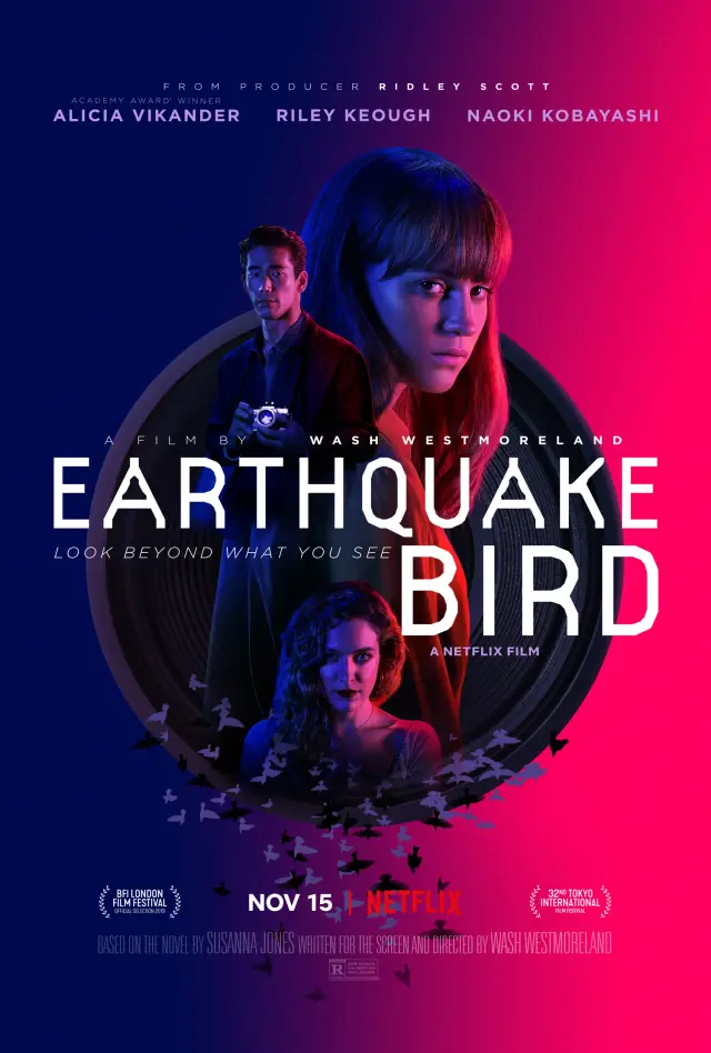فیلم پرنده زلزله (Earthquake Bird) پوستر